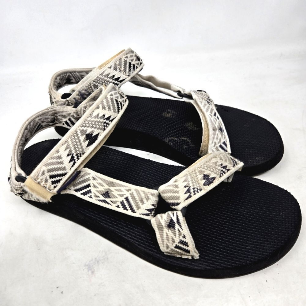 TEVA Original Universal Sandals Boomerang‎ White Size 8